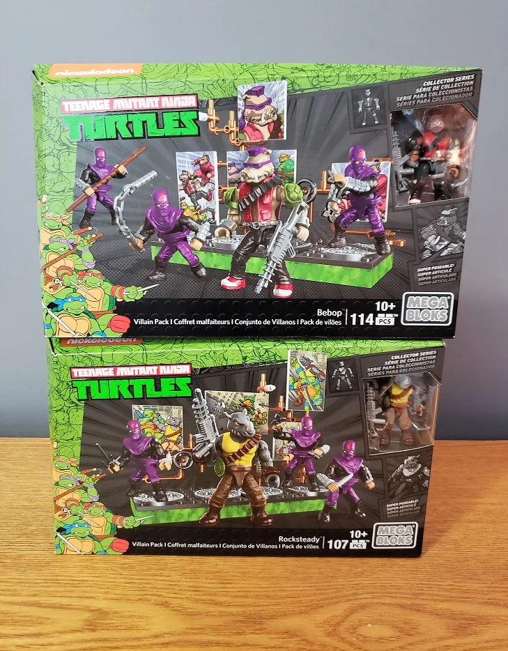 Mega Bloks Teenage Mutant Ninja Turtles Bebop & Rocksteady Villian